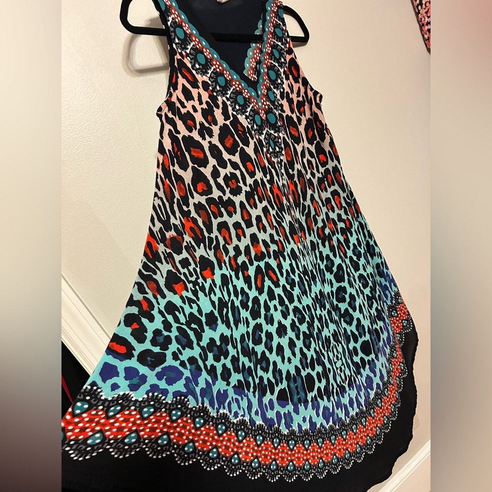 Fairycore Animal Print Festival Dress